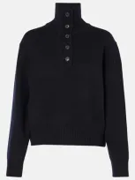 Nili Lotan Renata Cashmere Turtleneck Sweater In Blue