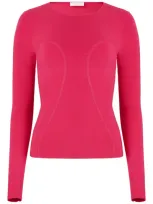 Nina Ricci Long-sleeve Sweater In Red