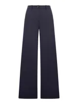 Nine In The Morning Nancy Carrot Model Trousers In Blue