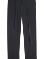 Nn07 Bill 1081 Pleated Tapered Leg Pants In Black