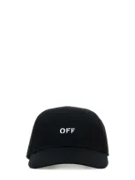 Off-white Logo Baseball Cap In Black