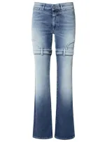 Off-white Blue Cotton Jeans