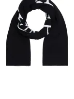 Off-white Keep Warm Scarf In Black