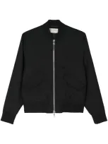 Officine Generale Kenna Bomber Jacket In Black