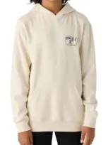 O'neill Kids' Fifty Two Graphic Hoodie In Cream