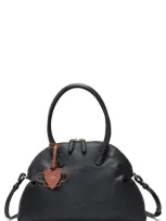 Oryany Adele Zip Leather Tote Bag In Black