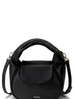 Oryany Anaan Leather Tote Crossbody Bag In Black