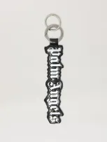 Palm Angels Classic Logo Keychain In Black