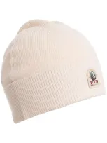 Parajumpers Logo-patch Beanie Hat In Neutrals