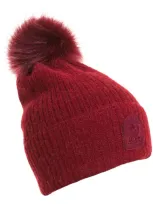 Parajumpers Logo Patch Beanie Hat In Red