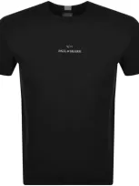 Paul &amp; Shark Paul And Shark Logo T Shirt Black