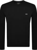 Paul &amp; Shark Paul And Shark Wool Crew Neck Knit Jumper Black