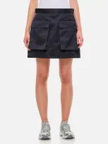 Plan C Cargo Mini Skirt In Black