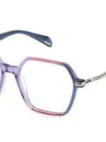 Police Eyeglasses In Blue Shaded Purple