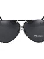 Porsche Design Sunglasses In Black, Silver