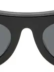 Port Tanger Black Safaa Sunglasses In Black/black