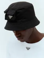 Prada Re-nylon Bucket Hat In Black