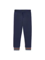 Primary Stripe Trim Jogger In Navy