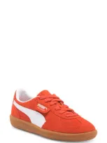 Puma Kids' Palermo Sneaker In Redmazing- White