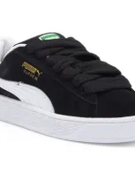 Puma Kids' Suede Xl Sneaker In  Black- White