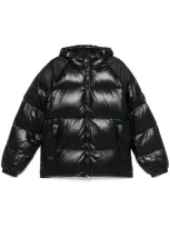 Pyrenex Basic Hooded Down Jacket In Black