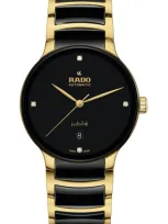 Rado True Square Automatic Open Heart Ceramic Bracelet Watch, 38mm In Black