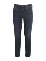 Rag & Bone Cate Mid-rise Skinny Jeans In Blue