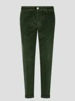 Re-hash Ribbed Mucha Chinos Pant In Green