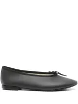 Repetto Lilouh Leather Ballerina Shoes In Black