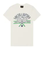 Retro Brand Southampton Tennis Tee In White