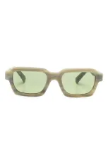 Retro Super Future Caro Sunglasses In Grey