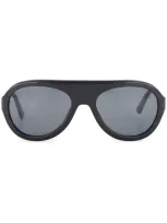 Retrosuperfuture X Marni Pilot-frame Sunglasses In Black