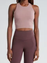 Rhone Revive Longline Bra In Mauve