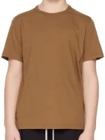 Rick Owens Kids Brown Level T-shirt In 44 Khaki Brown