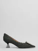 Roberto Festa Evilly Pumps In Green Wool