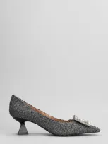 Roberto Festa Evilly Pumps In Grey Wool