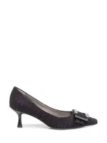 Roberto Festa 60mm Tweed Pumps In Black