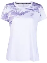 Rossignol Lightweight-jersey Logo-print T-shirt In Purple