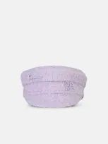 Ruslan Baginskiy 'baker Boy' Hat In Lilac Wool Blend In Liliac