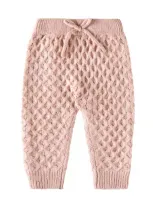 Rylee + Cru Baby Gable Knitted Pants In Pink