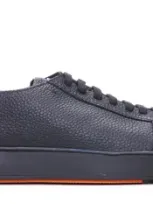 Santoni Sneakers In Black