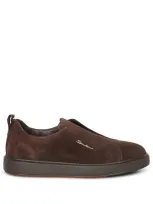 Santoni Sneaker Victor In Brown