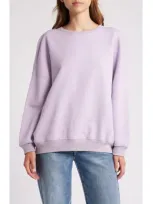 Sessun Sessùn Chebbi Oversize Balloon Sleeve Sweatshirt In Chebbi-wild Lilac