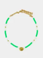 Shourouk Happy  Necklace In Green