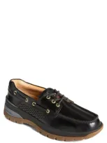 Sperry Gold Billfish Boat Shoe In Black