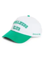 Sporty And Rich Sporty & Rich Wellness Club Embroidered Baseball Cap In Green