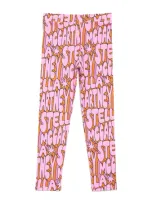 Stella Mccartney Kids' Cosmic Stella Leggings In Pink