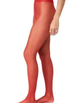 Stems Women's Avery Microfiber Tights In Red