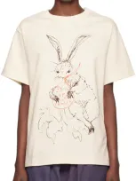 Story Mfg. Beige Rabbit Edition Grateful T-shirt In Story X Rabbit