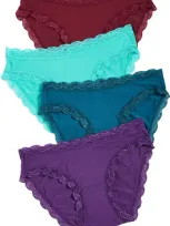 Stripe & Stare The Original Knickers 4 Pack Bijou Tones